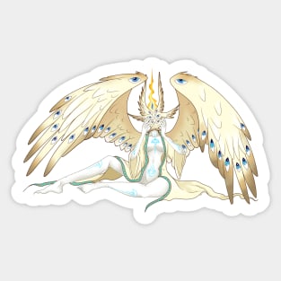 Ivory Seraph Sticker